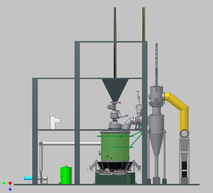 单段热煤气站流程
